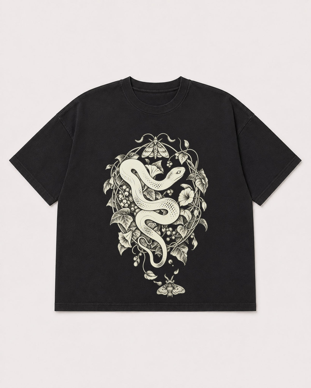 Mockup Boxy Heavyweight Tee Black product