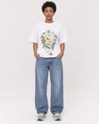 Mockup Boxy Heavyweight Tee White female full-body 35