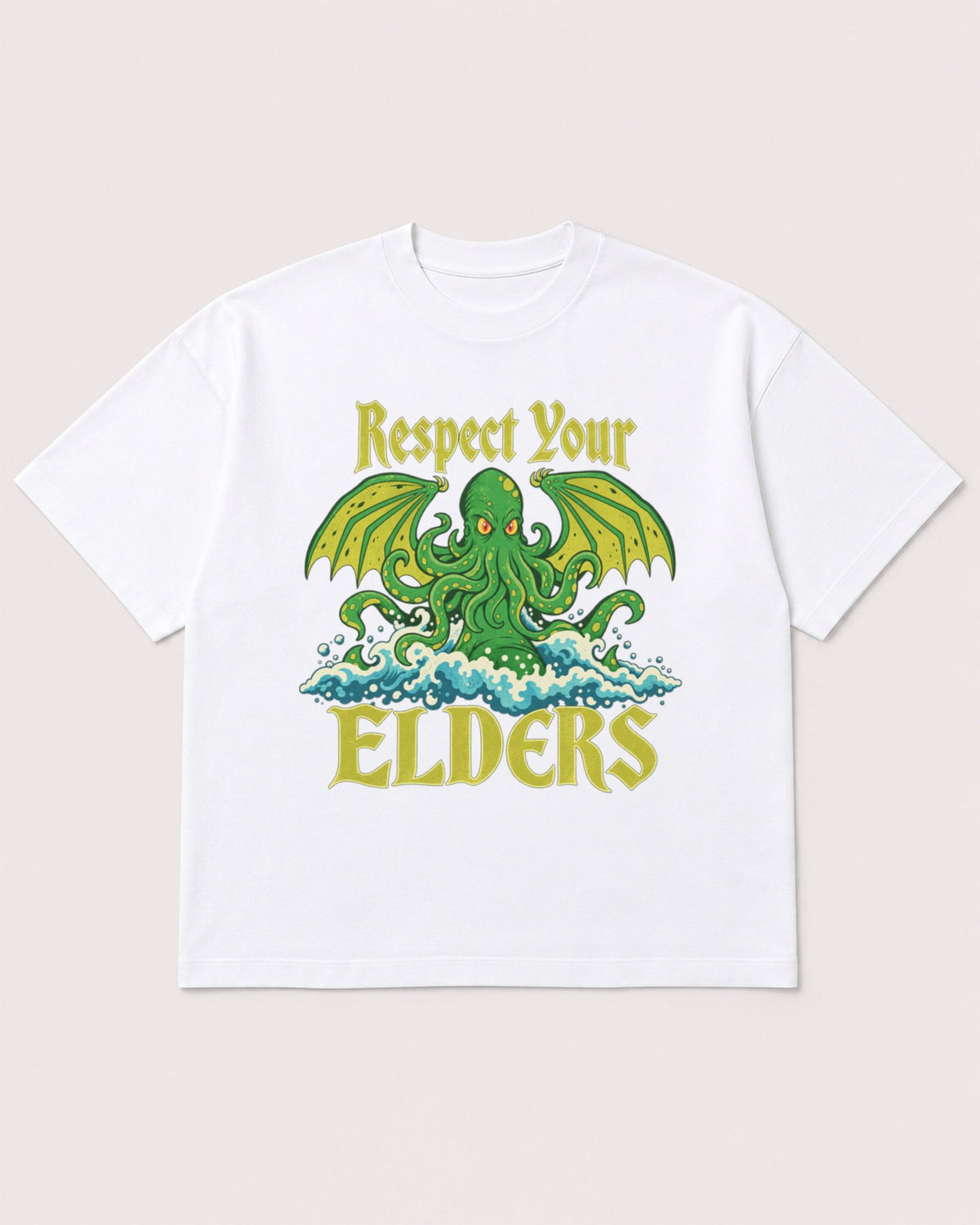 Mockup Boxy Heavyweight Tee White product