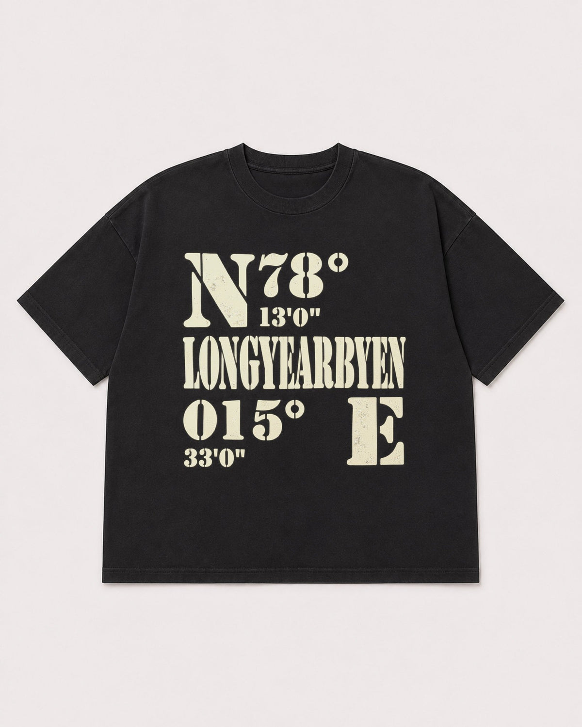 Mockup Boxy Heavyweight Tee Black product
