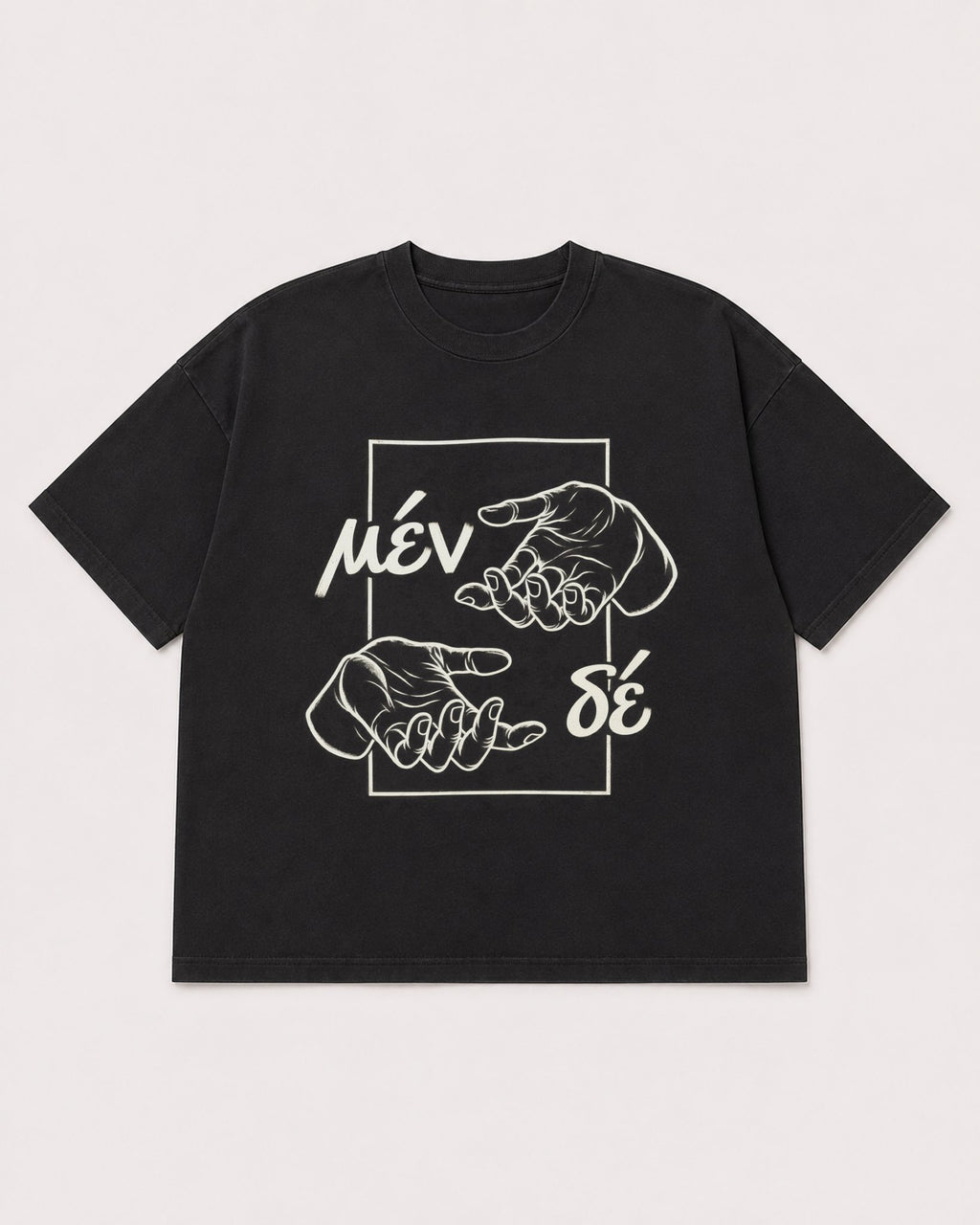 Mockup Boxy Heavyweight Tee Black product