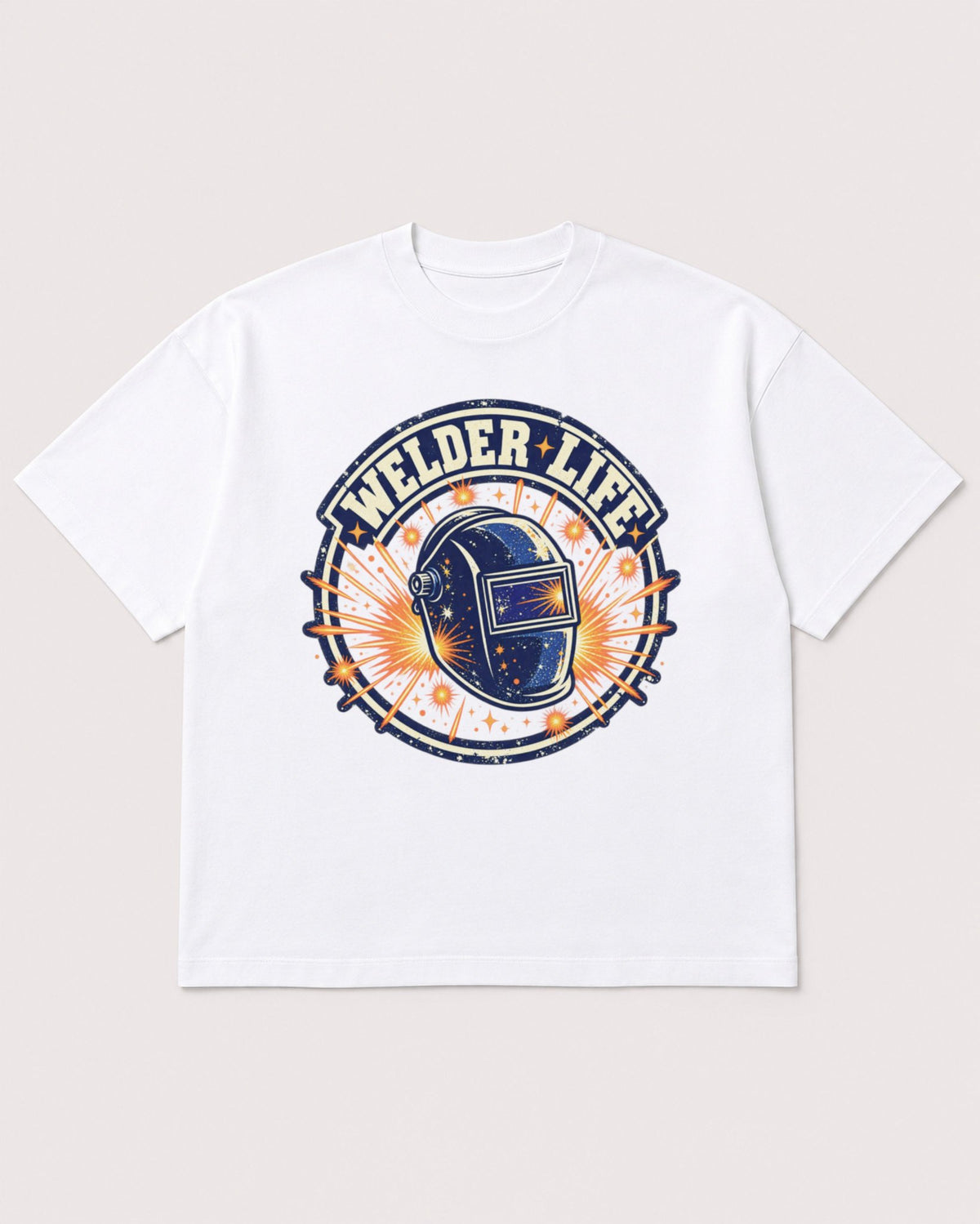Mockup Boxy Heavyweight Tee White product