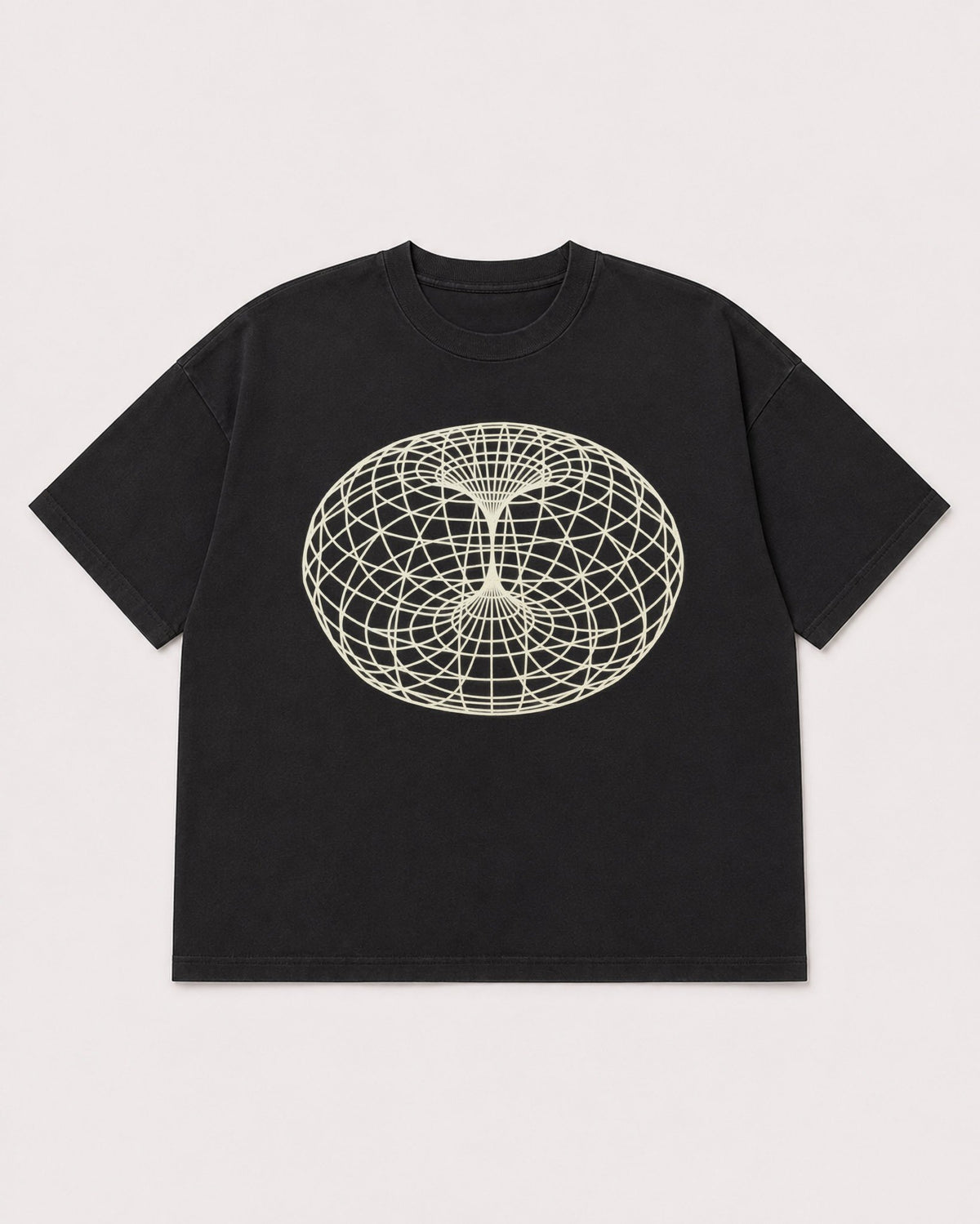 Mockup Boxy Heavyweight Tee Black product