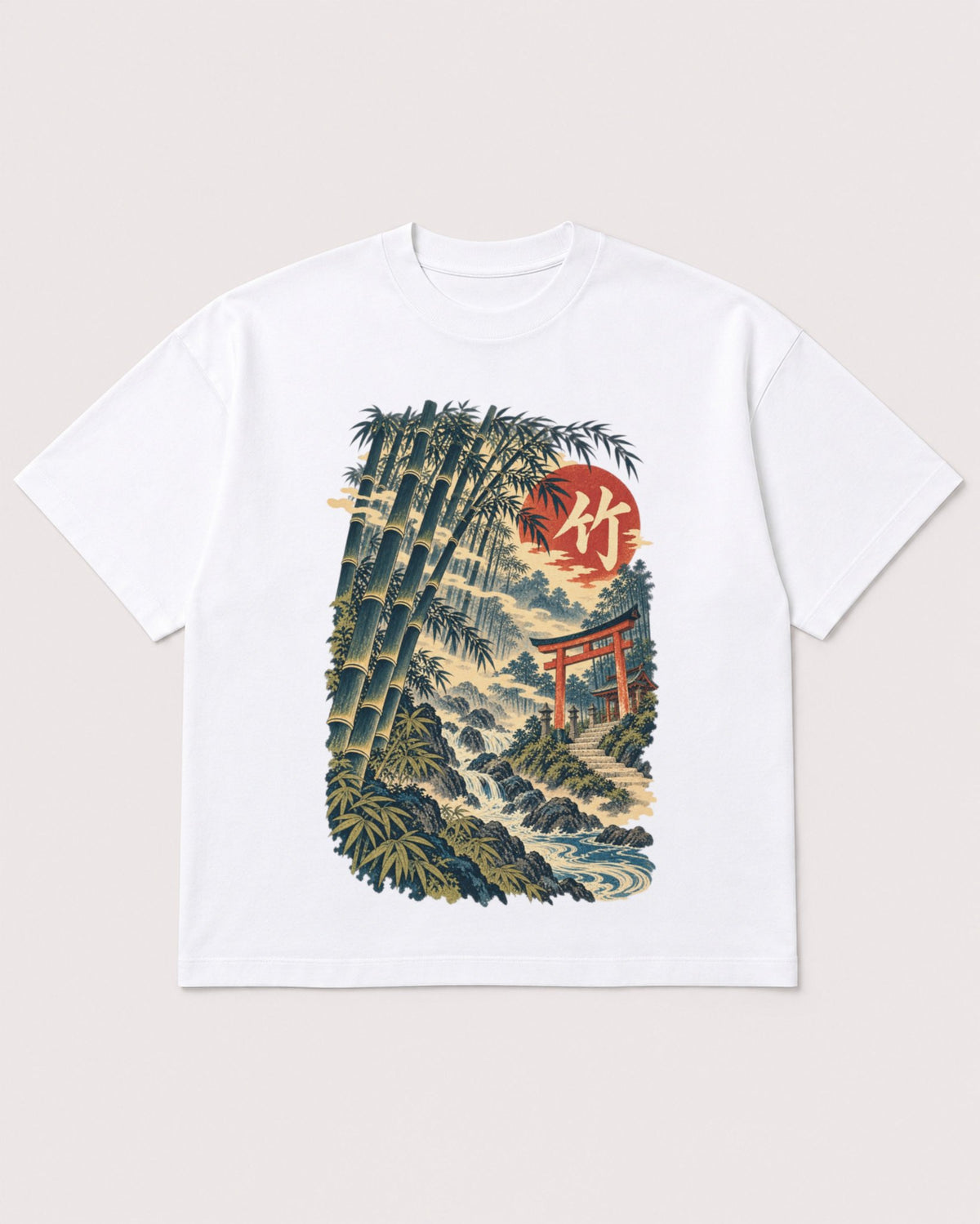 Mockup Boxy Heavyweight Tee White product