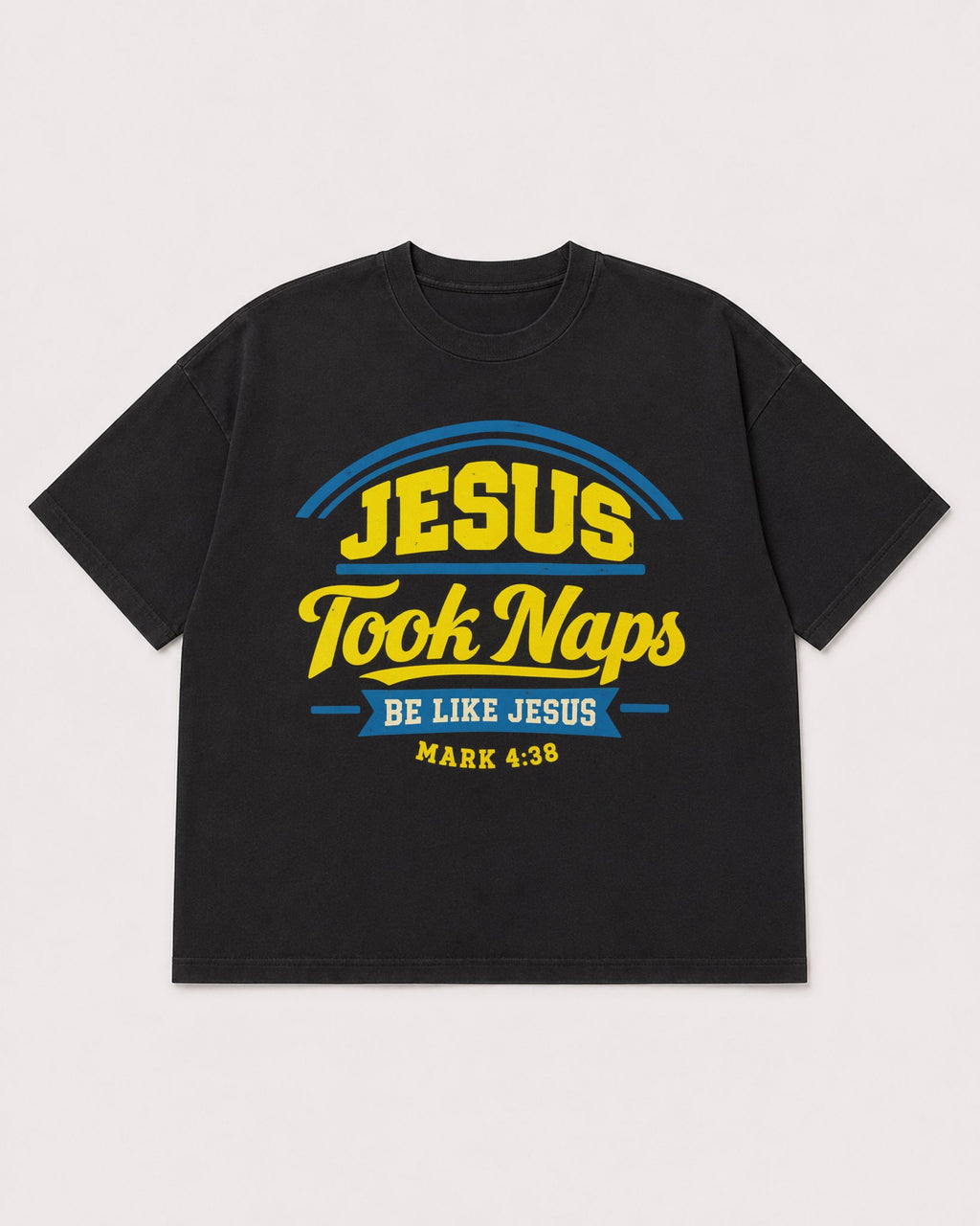 Mockup Boxy Heavyweight Tee Black product