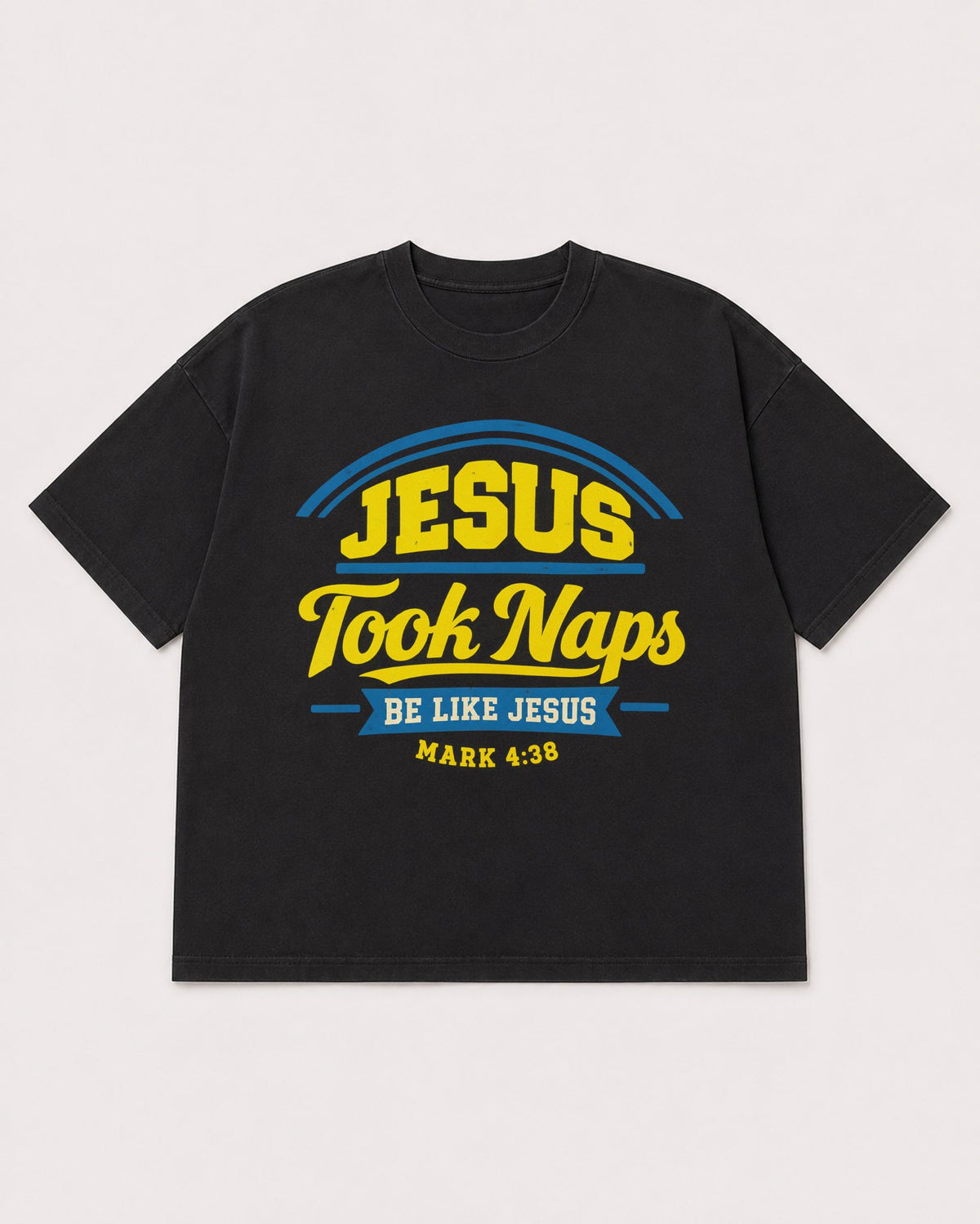 Mockup Boxy Heavyweight Tee Black product