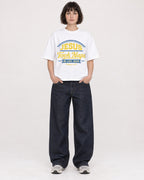 Mockup Boxy Heavyweight Tee White female full-body 39