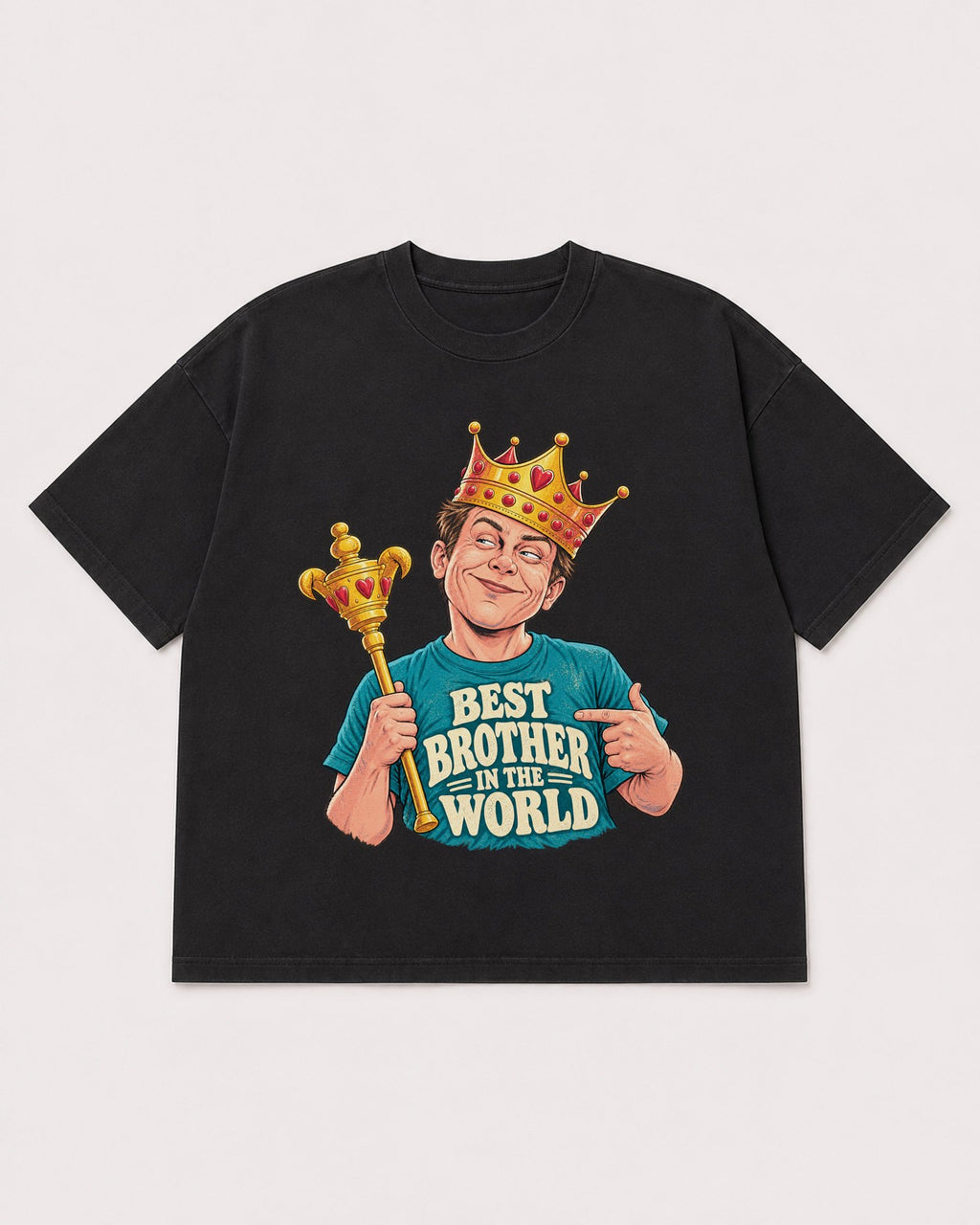 Mockup Boxy Heavyweight Tee Black product