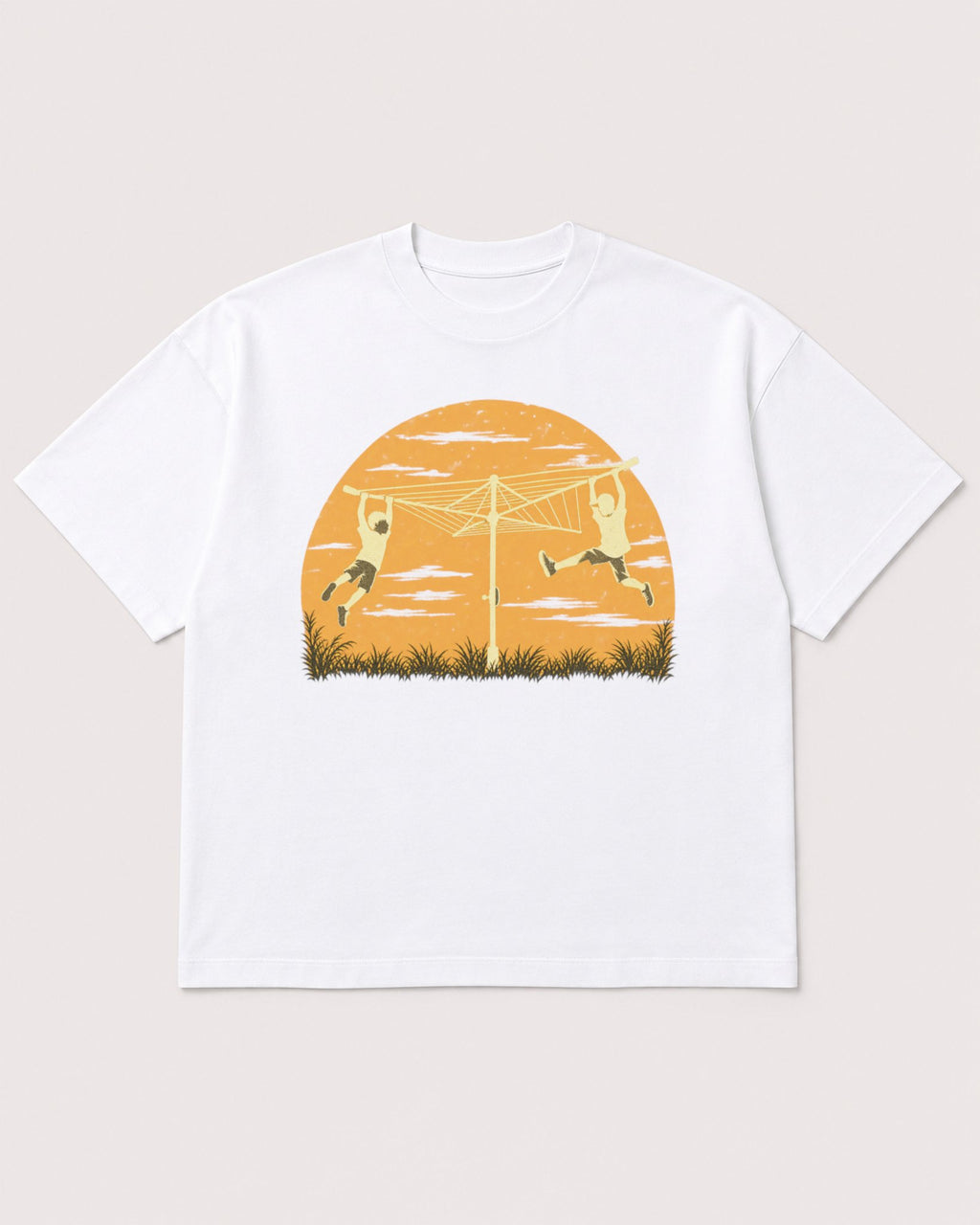 Mockup Boxy Heavyweight Tee White product