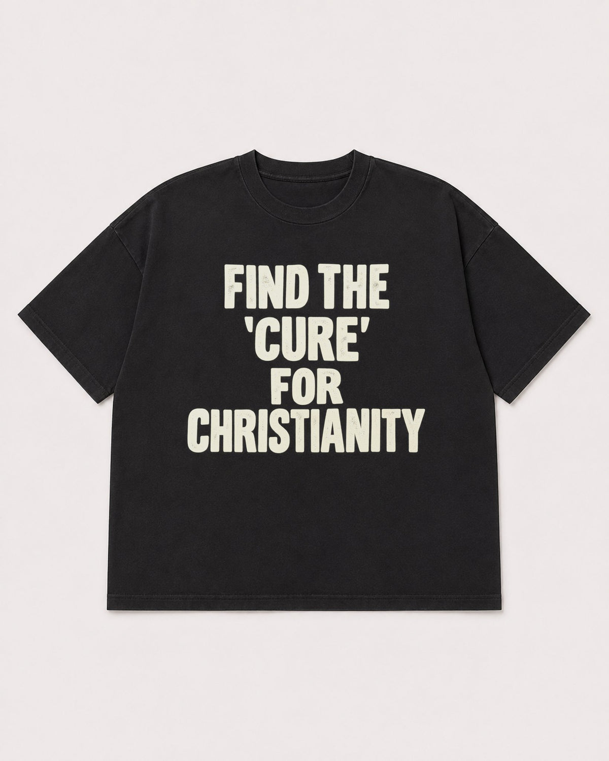 Mockup Boxy Heavyweight Tee Black product