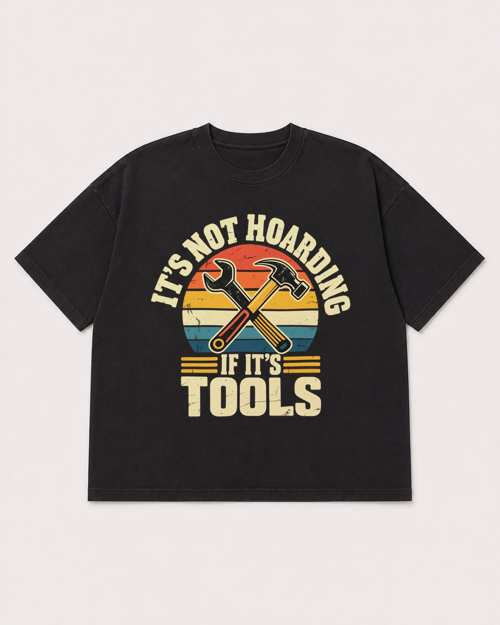 Mockup Boxy Heavyweight Tee Black product