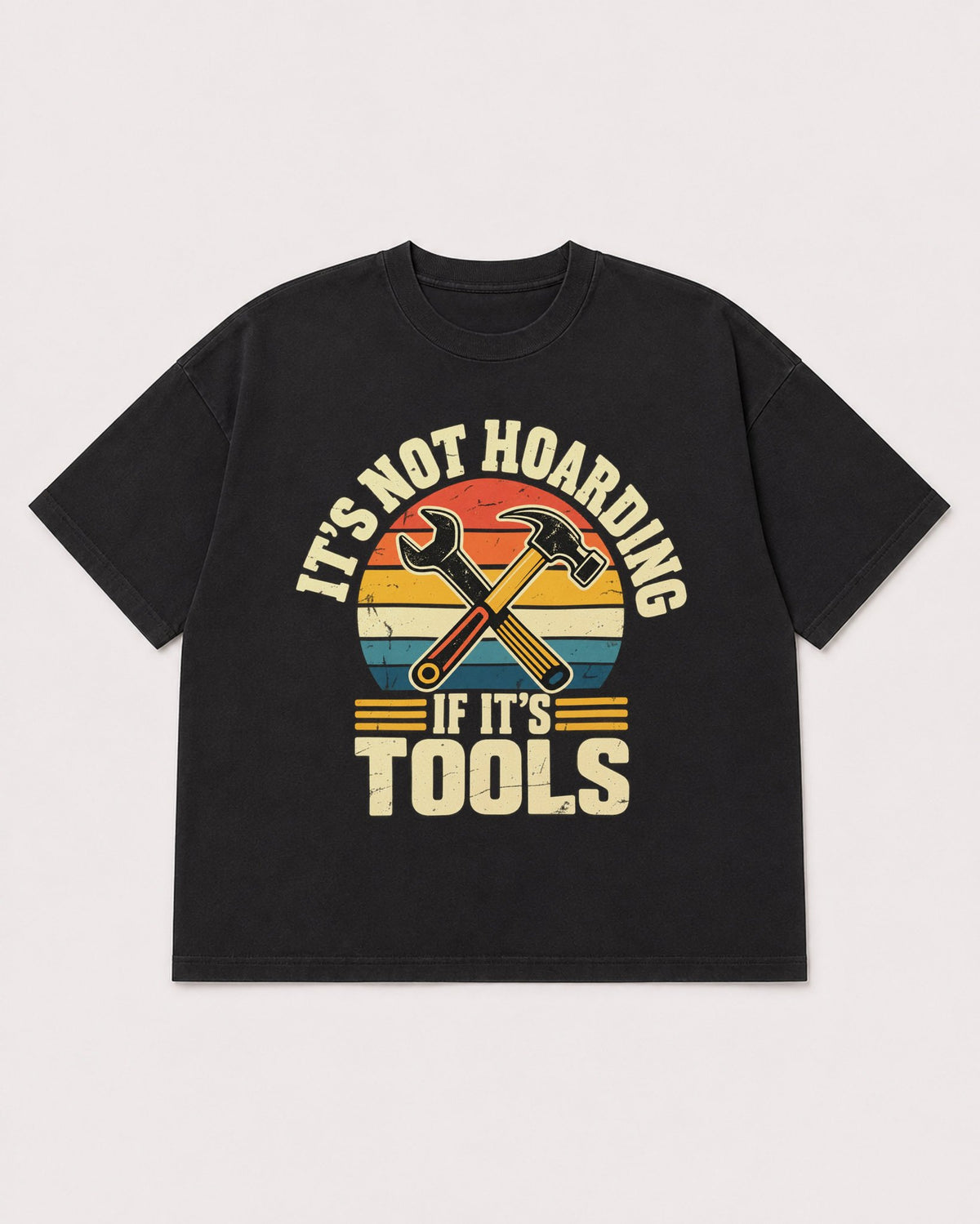 Mockup Boxy Heavyweight Tee Black product