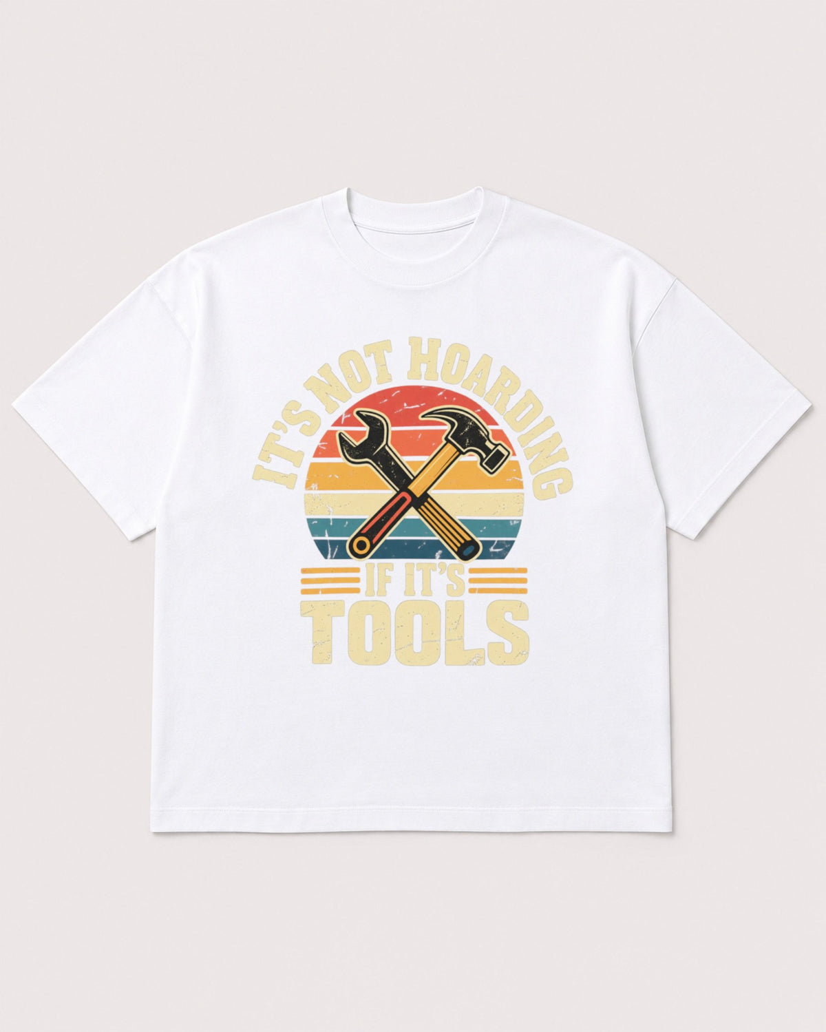 Mockup Boxy Heavyweight Tee White product