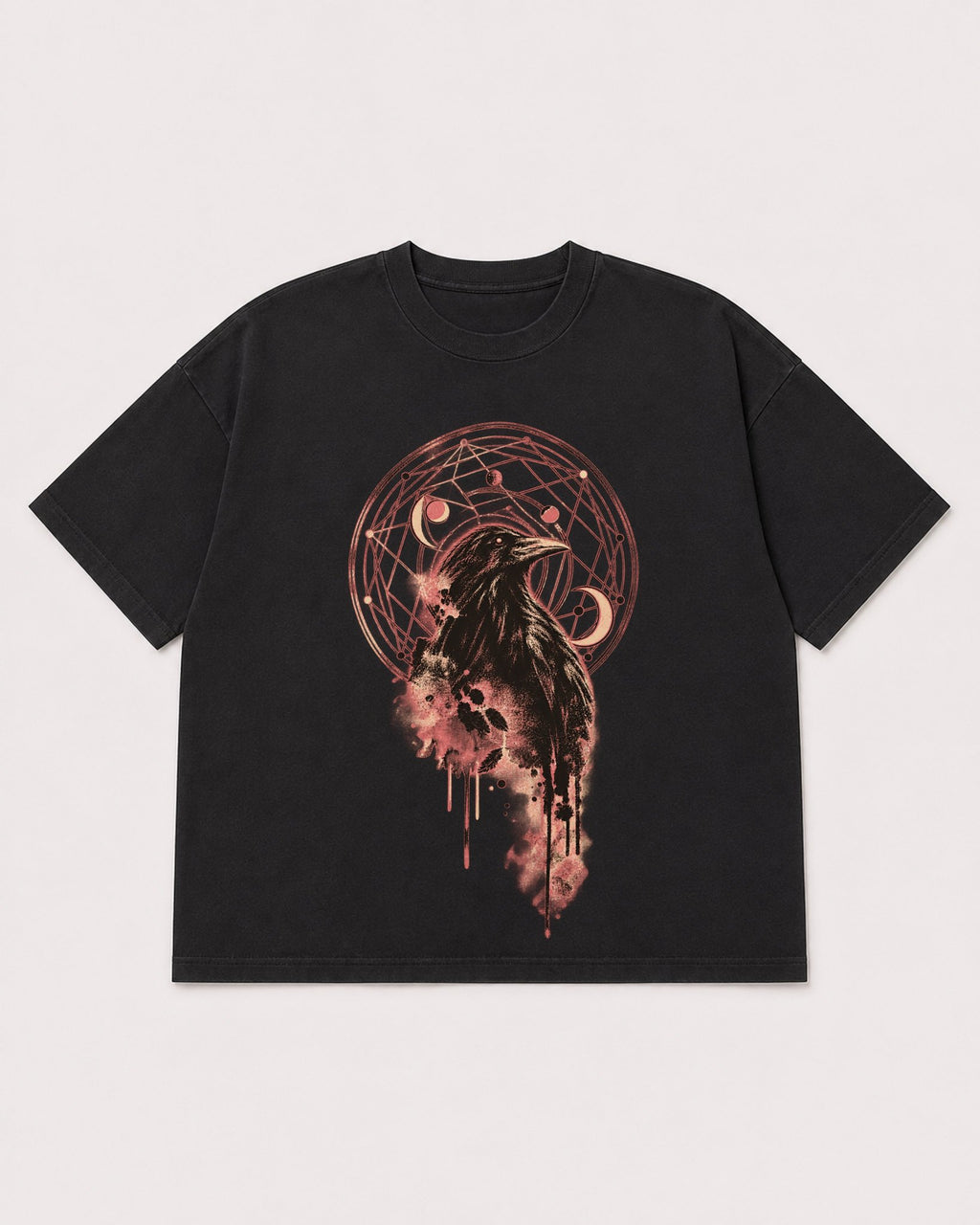 Mockup Boxy Heavyweight Tee Black product
