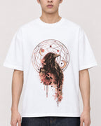 Mockup Boxy Heavyweight Tee White male close-up 21