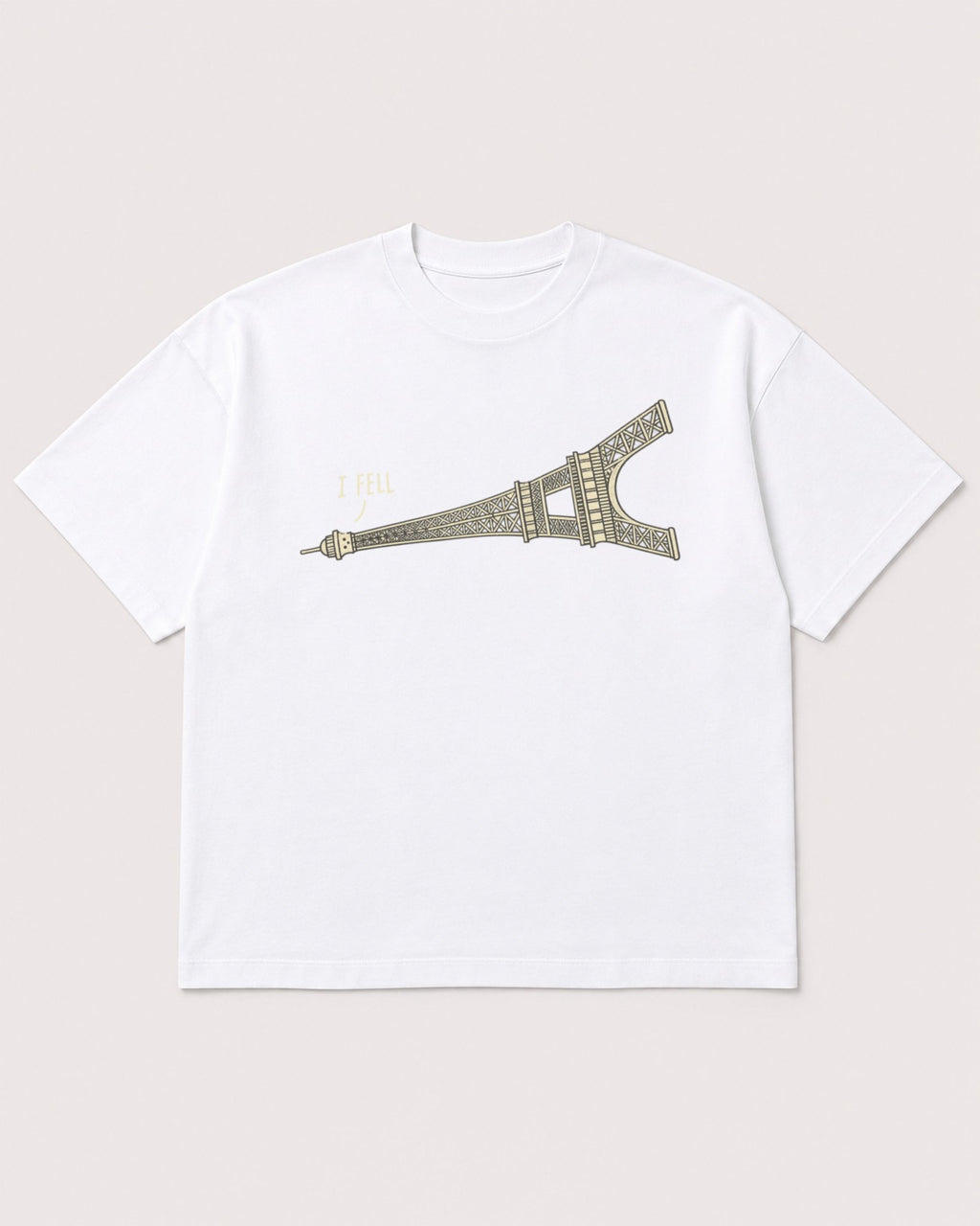 Mockup Boxy Heavyweight Tee White product