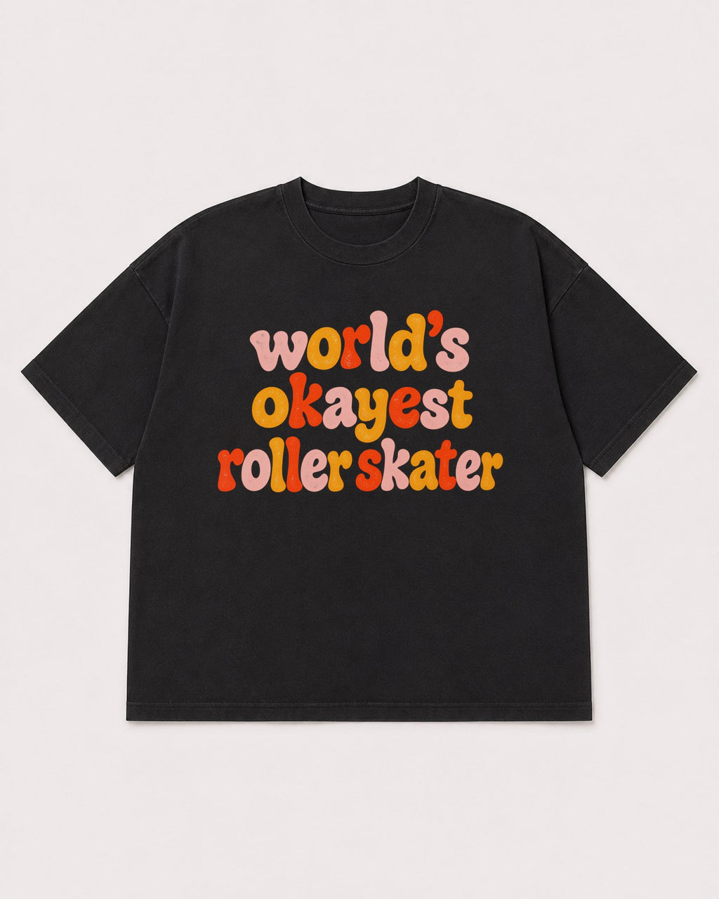 Mockup Boxy Heavyweight Tee Black product