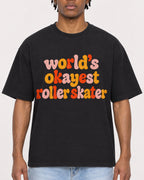 Mockup Boxy Heavyweight Tee Black male close-up 05