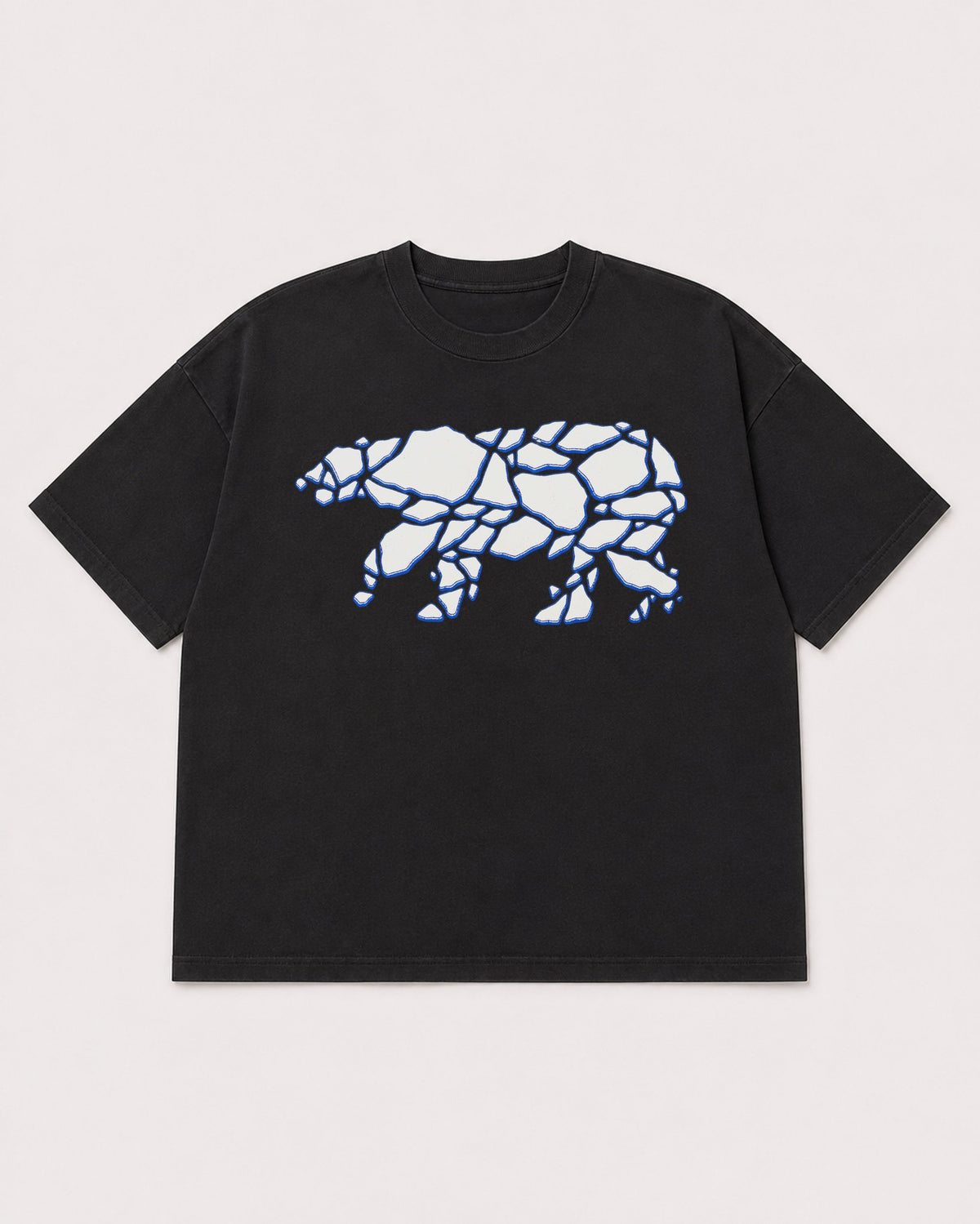 Mockup Boxy Heavyweight Tee Black product