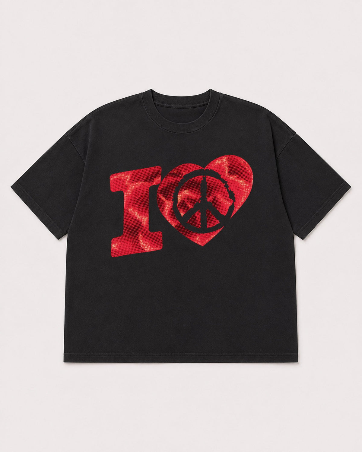 Mockup Boxy Heavyweight Tee Black product