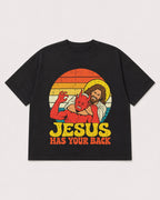 Mockup Boxy Heavyweight Tee Black product