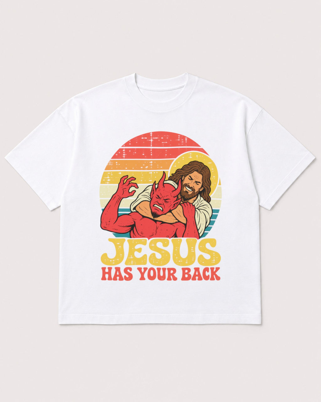Mockup Boxy Heavyweight Tee White product