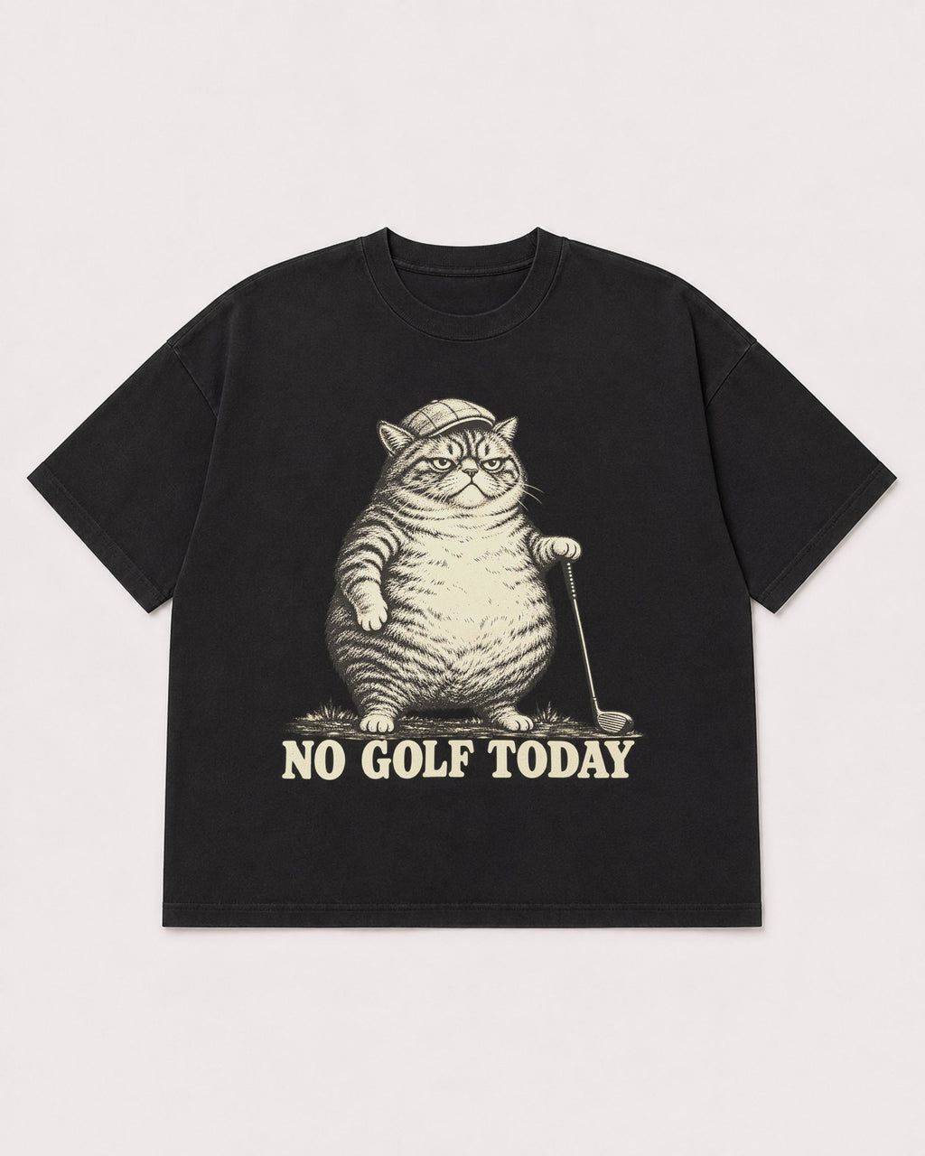 Mockup Boxy Heavyweight Tee Black product