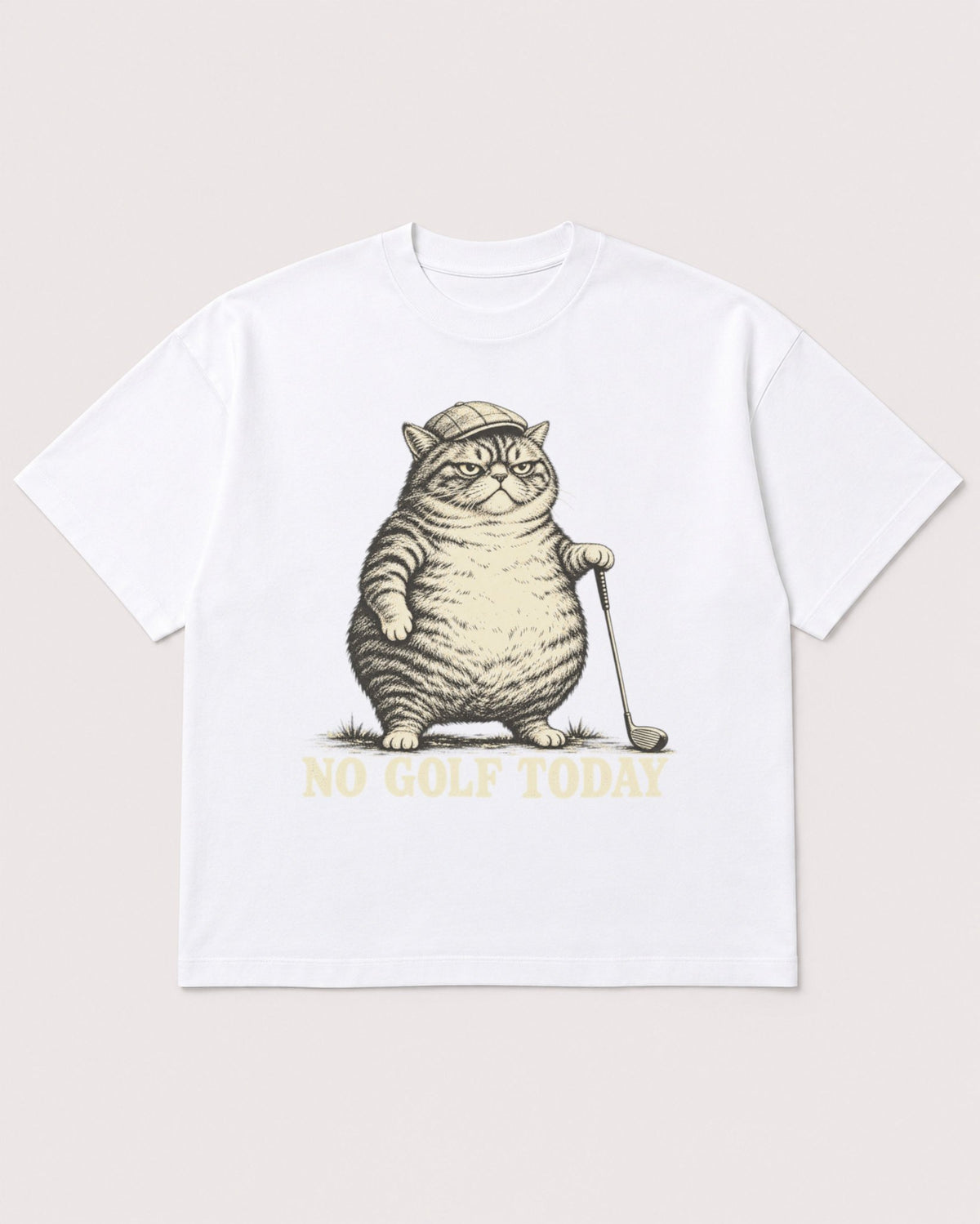 Mockup Boxy Heavyweight Tee White product