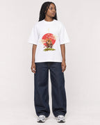 Mockup Boxy Heavyweight Tee White female full-body 04
