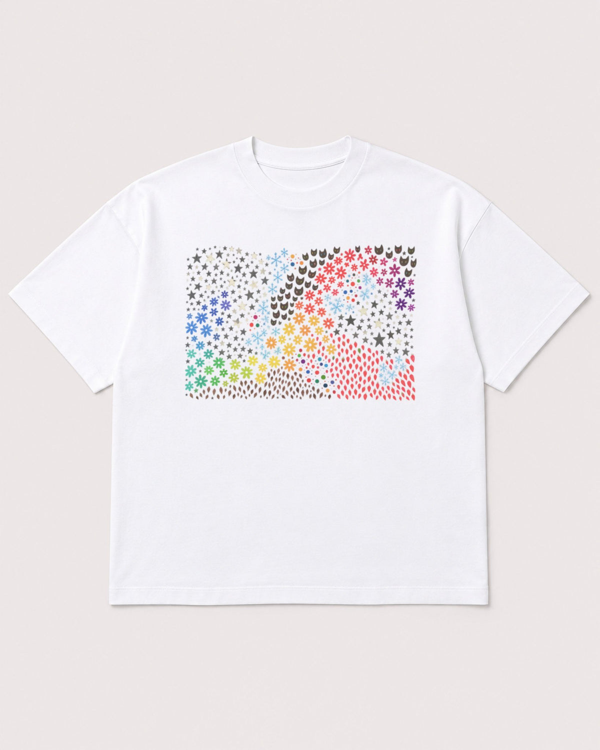 Mockup Boxy Heavyweight Tee White product