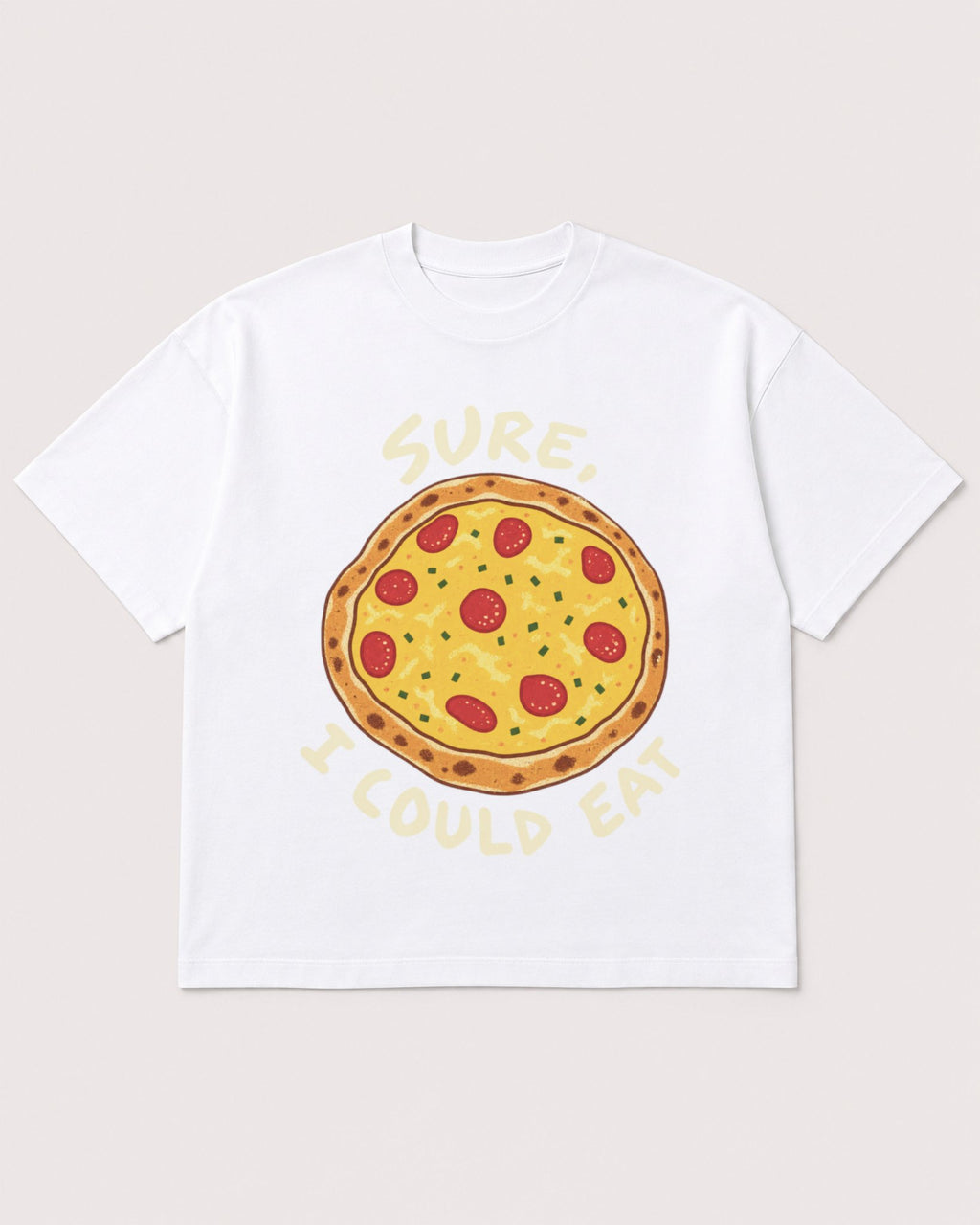 Mockup Boxy Heavyweight Tee White product
