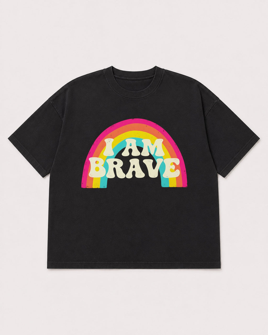 Mockup Boxy Heavyweight Tee Black product