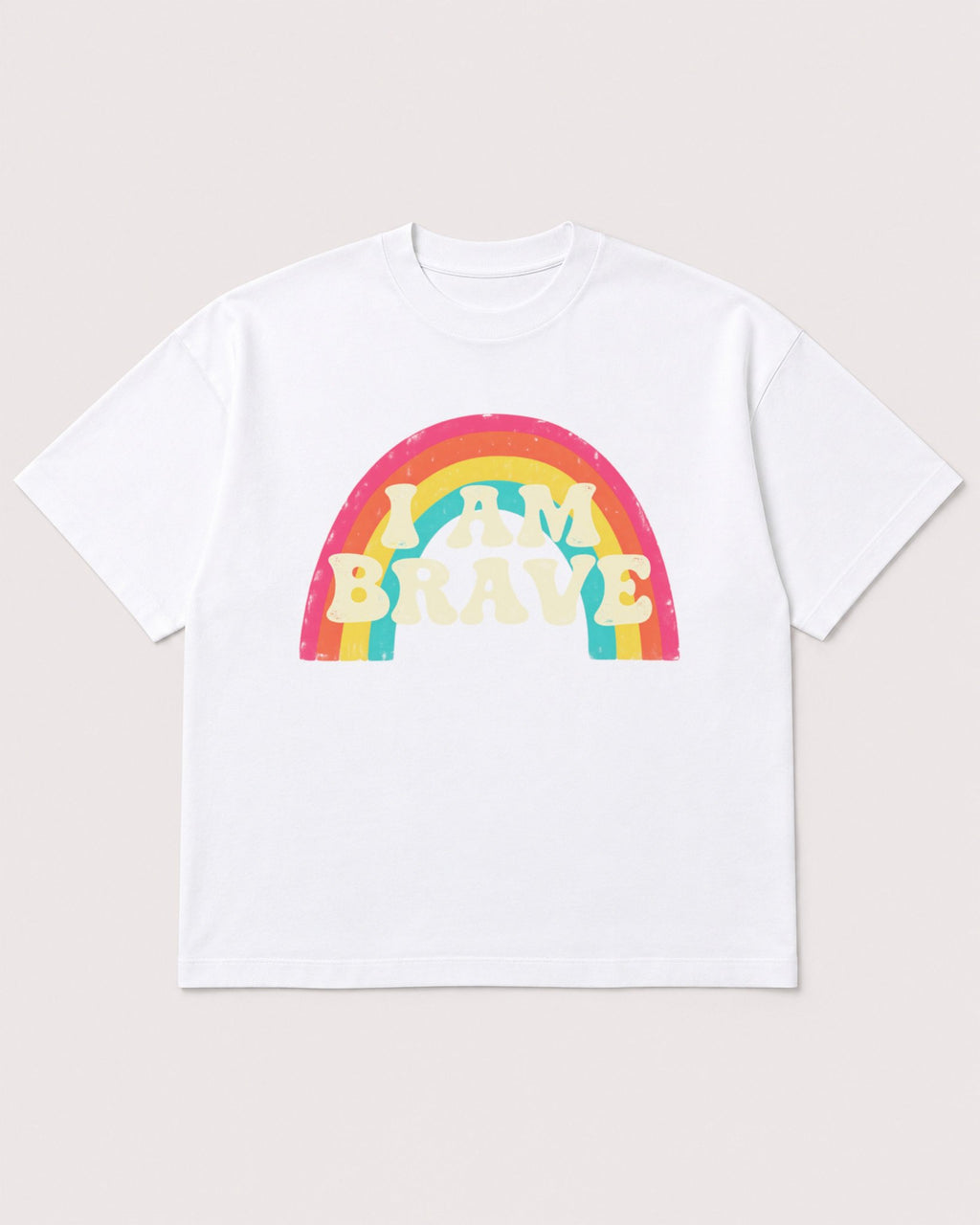 Mockup Boxy Heavyweight Tee White product