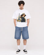 Mockup Boxy Heavyweight Tee White male full-body 03