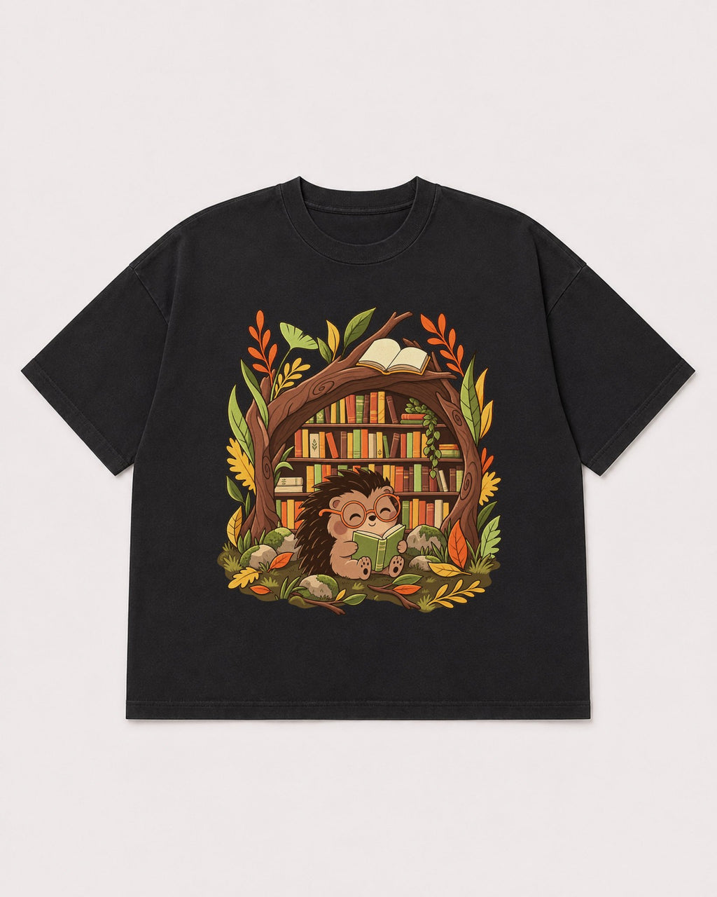 Mockup Boxy Heavyweight Tee Black product