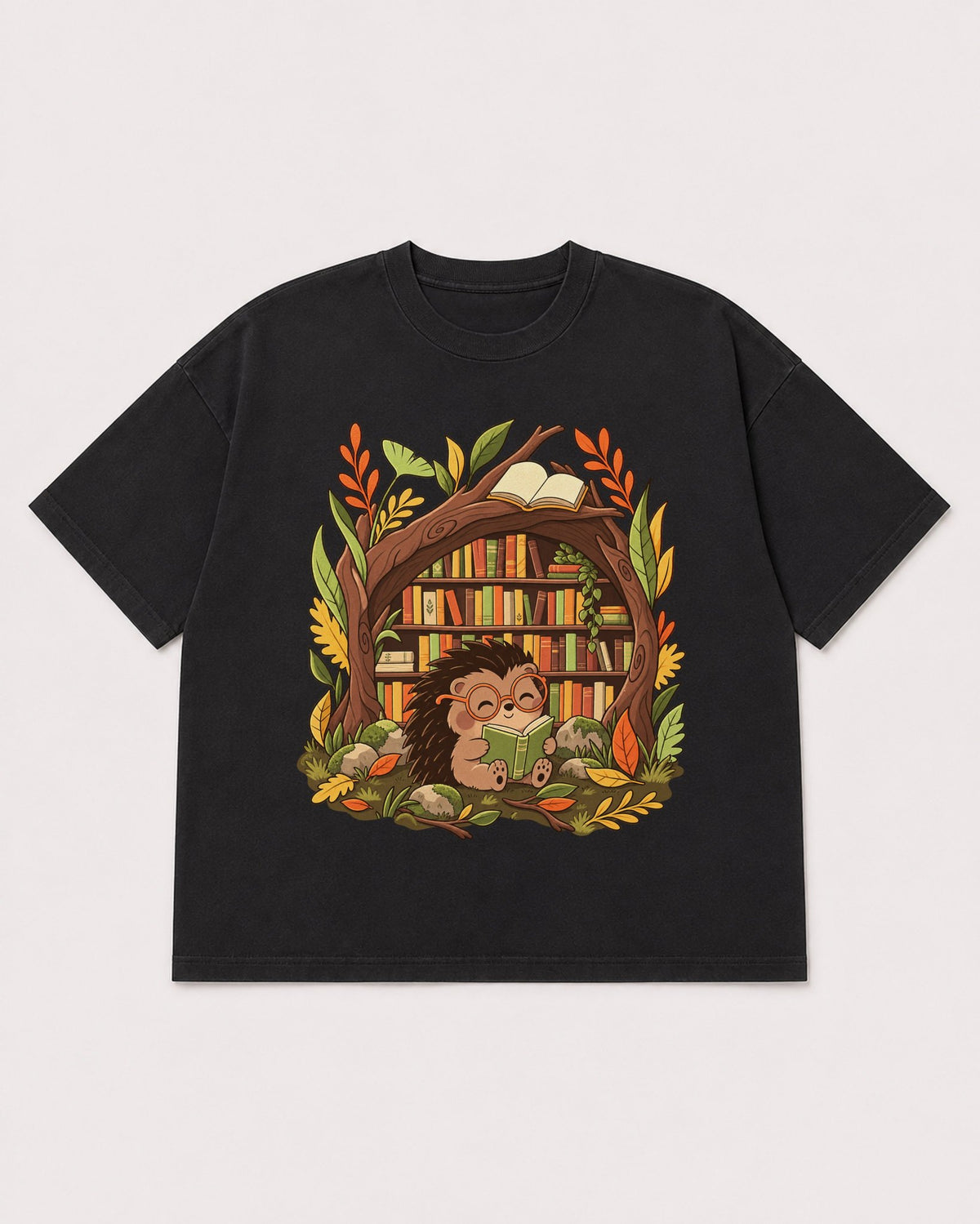 Mockup Boxy Heavyweight Tee Black product