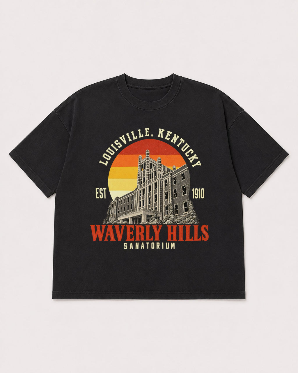 Mockup Boxy Heavyweight Tee Black product