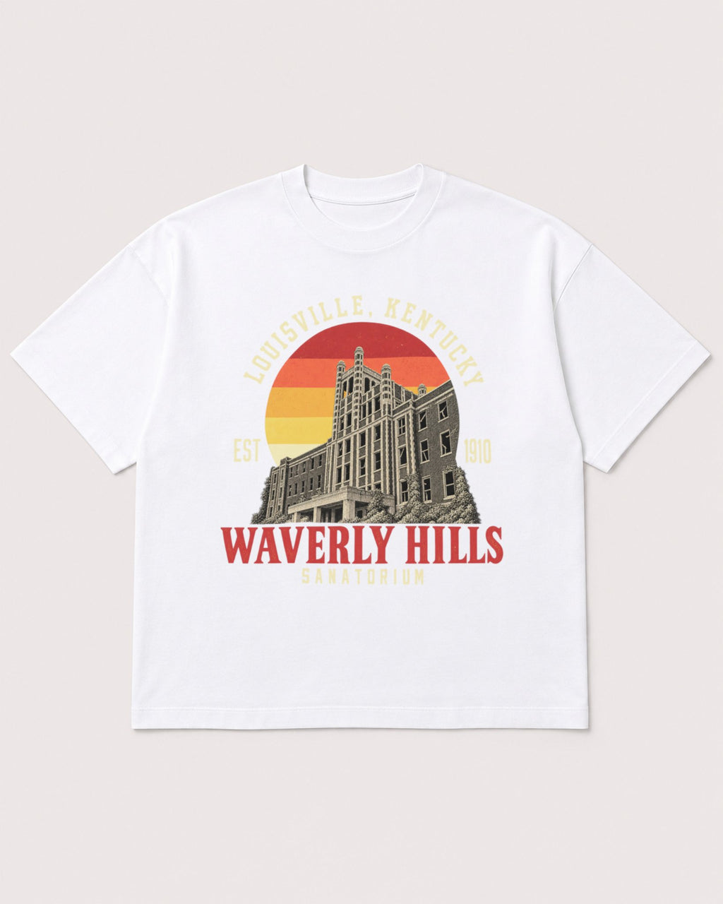 Mockup Boxy Heavyweight Tee White product