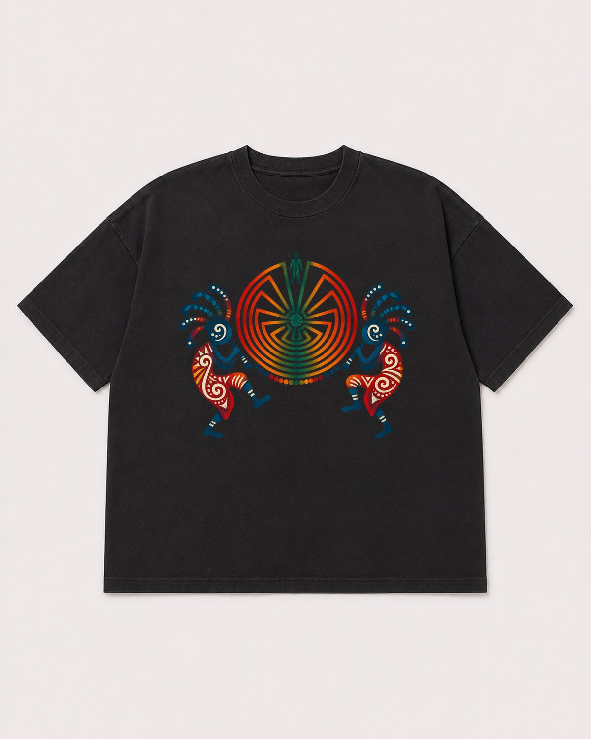 Mockup Boxy Heavyweight Tee Black product