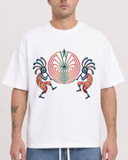 Mockup Boxy Heavyweight Tee White male close-up 18