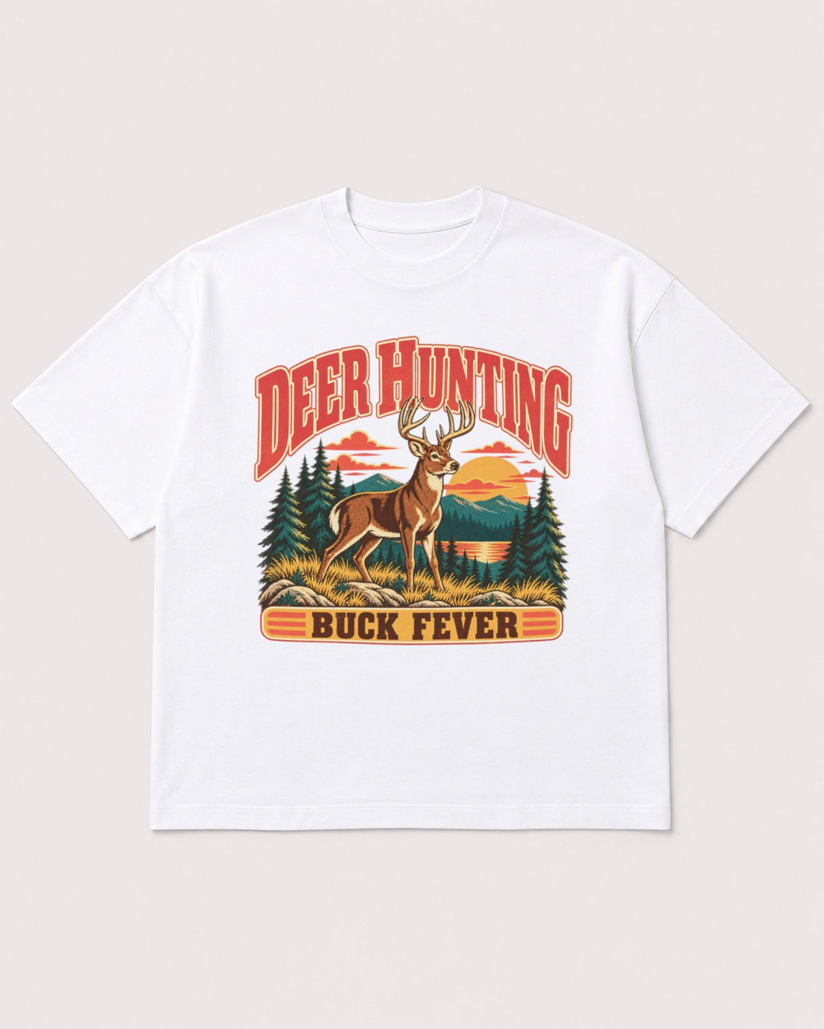 Mockup Boxy Heavyweight Tee White product