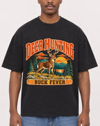 Mockup Boxy Heavyweight Tee Black male close-up 14