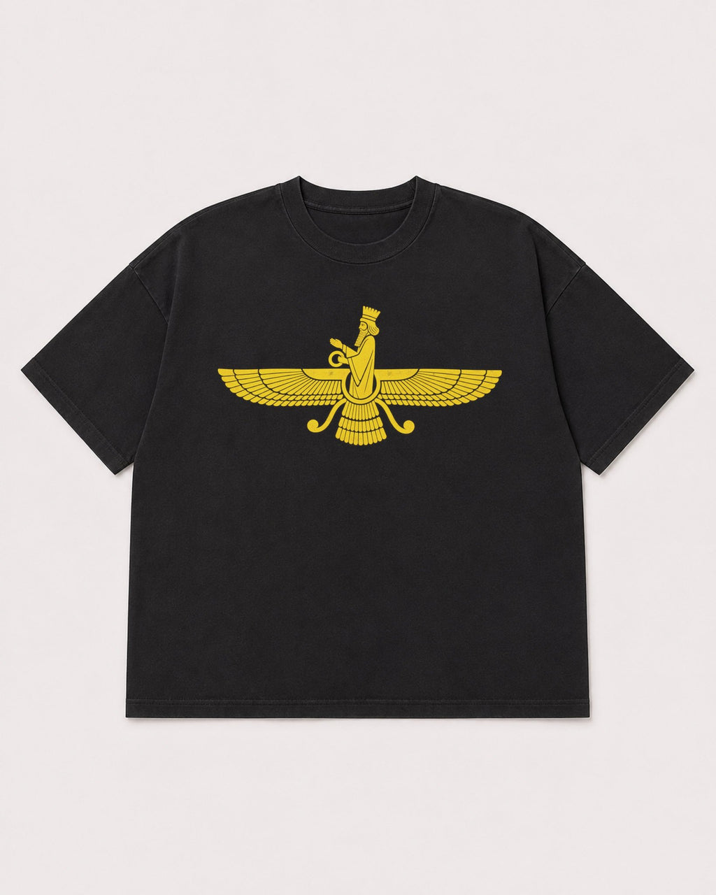 Mockup Boxy Heavyweight Tee Black product
