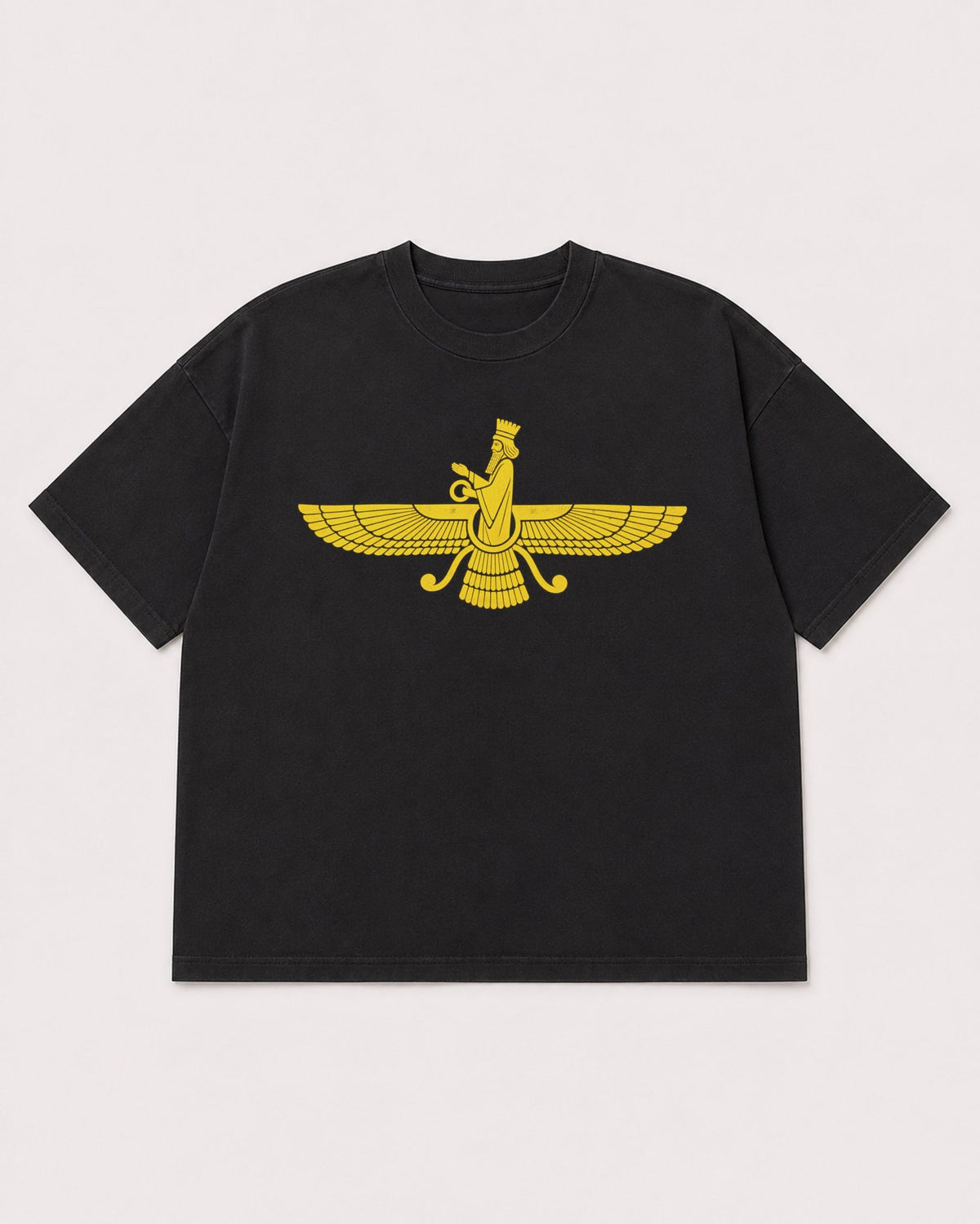 Mockup Boxy Heavyweight Tee Black product