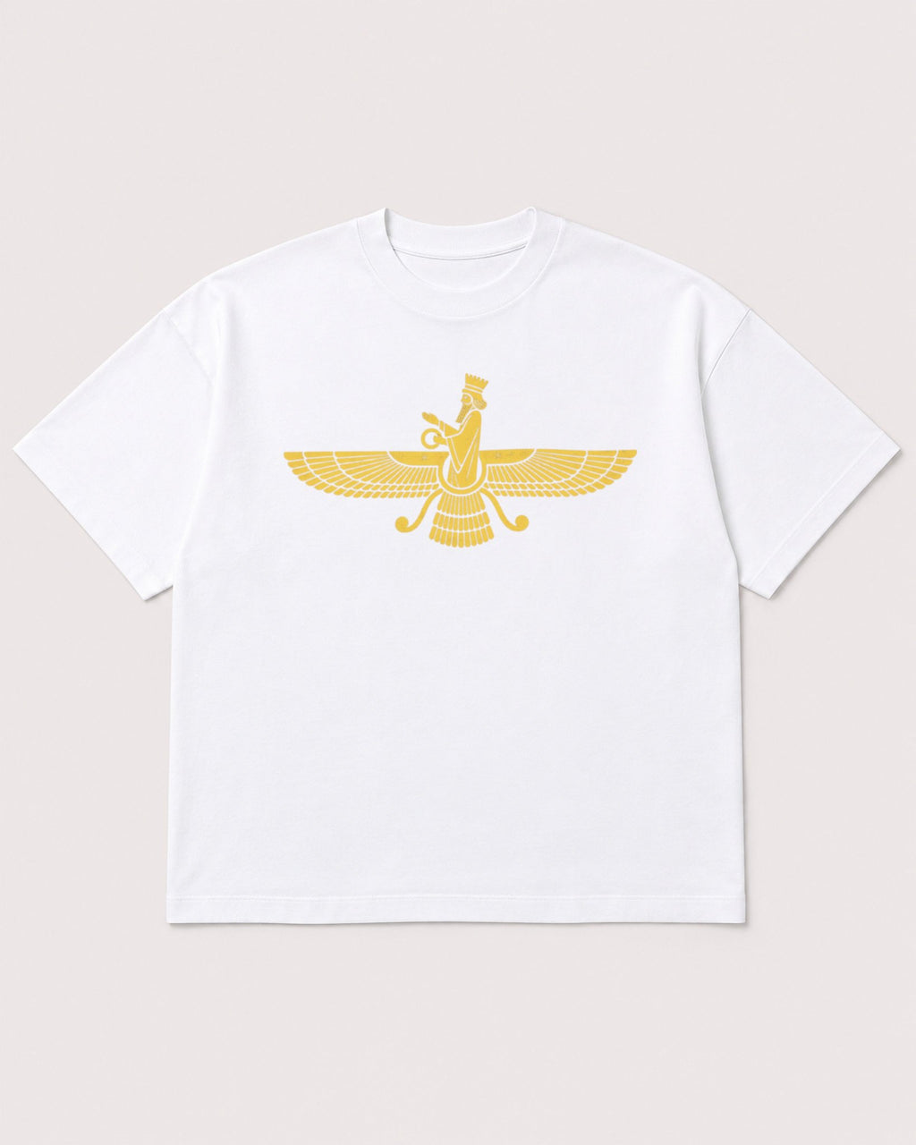 Mockup Boxy Heavyweight Tee White product