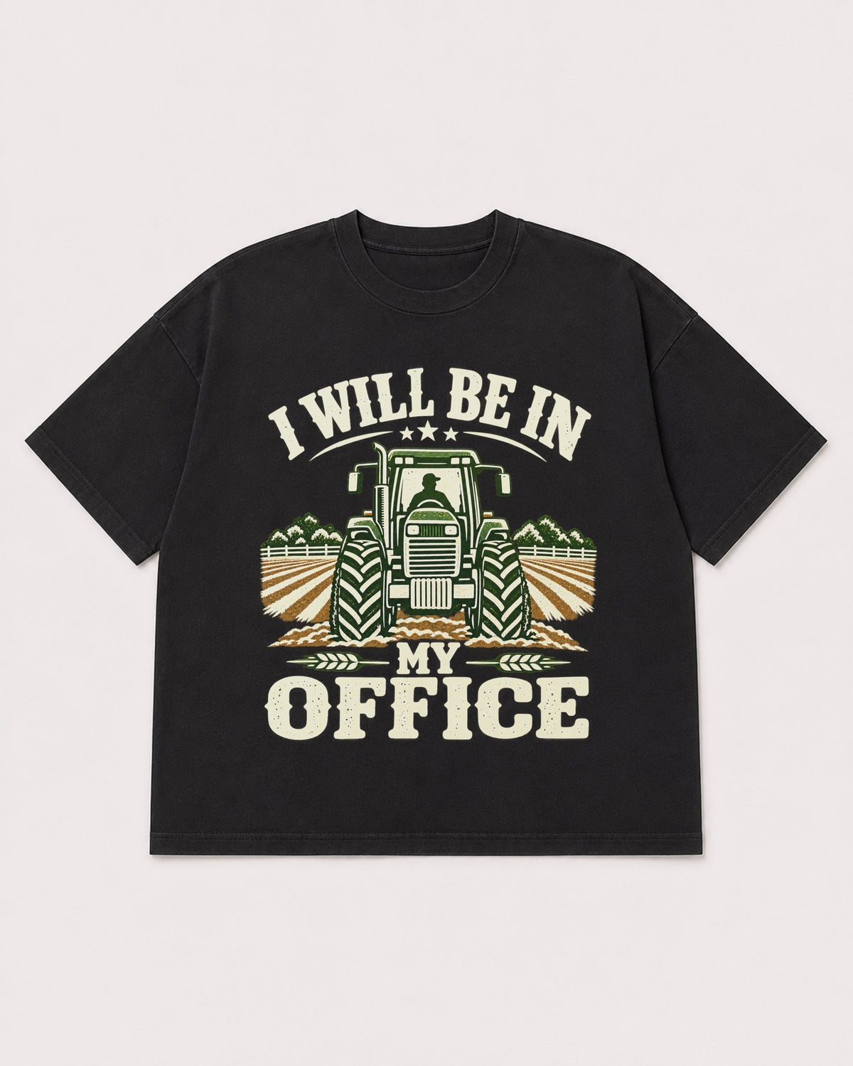 Mockup Boxy Heavyweight Tee Black product