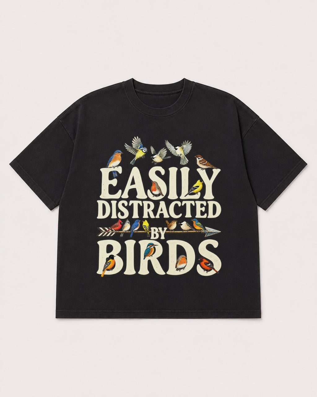 Mockup Boxy Heavyweight Tee Black product