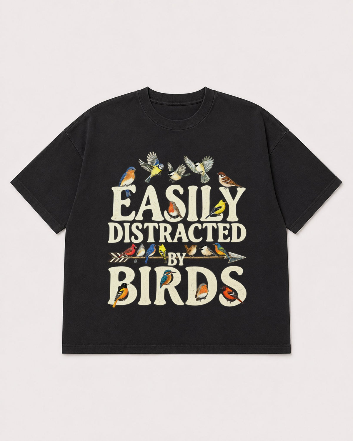 Mockup Boxy Heavyweight Tee Black product