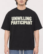 Mockup Boxy Heavyweight Tee Black male close-up 03