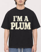 Mockup Boxy Heavyweight Tee Black male close-up 03